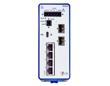 HIRSCHMANN 942170055 - BOBCAT BRS20-16TX/4SFP Industrial Ethernet Switch, 16 x 10/100Base-TX, RJ45, 4 x FE (100mb) Fiber SFP Slo by HIRSCHMANN