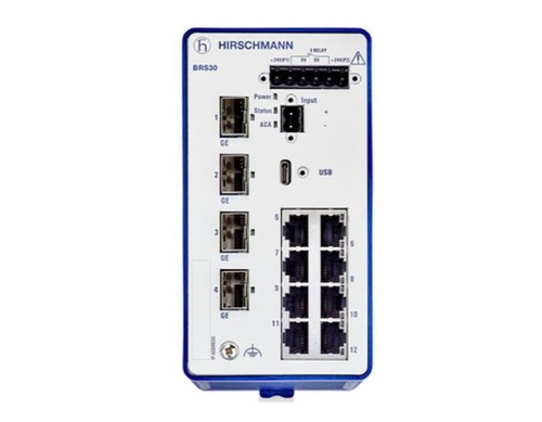 Hirschmann 942170059 BOBCAT BRS30-16TX/4SFP - Industrial Ethernet Switch, 16 x 10/100Base-TX, RJ45, 4 x FE/GE Fiber SFP Slots by HIRSCHMANN