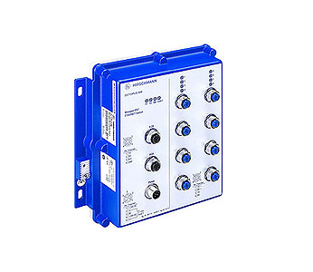 Hirschmann 943931001 OCTOPUS 8M - Machine-Mount Managed Industrial Ethernet Switch, 8 x 10/100Base-T Ports, M12 D coding; Connec by HIRSCHMANN
