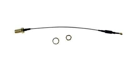 Moxa A-CRF-MHFSF - i-PEX MHF (male, on cellular module) to SMA (female, on top cover) adaptor with cable. When you need to insta by MOXA