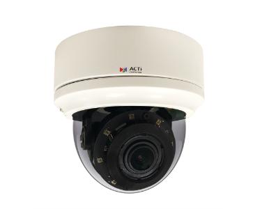 ACTI A826 - 5MP Outdoor Zoom Dome with D/N, Adaptive IR, Extreme WDR, SLLS, 4.4x Zoom Lens by ACTi