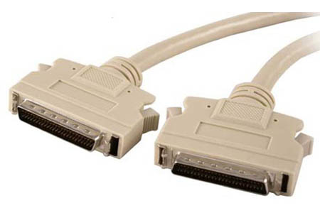 Adlink ACL-10250-2 - Round 50-pin SCSI-II male to male cable, 2 Meter by ADLINK