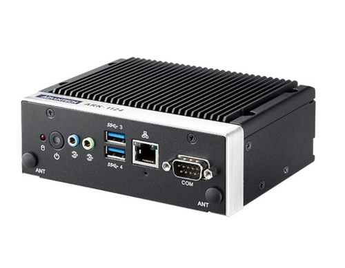 Advantech ARK-1124H-S6A3 - Intel Atom' E3940 QC SoC With Dual HDMI/ Dual LAN/ Four USB Modular Fanless Box PC by Advantech