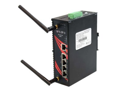 Antaira ARS-7235-5E-AC-T - Industrial 5-Port Gigabit Ethernet with Dual Radio IEEE 802.11a/b/g/n/ac Wireless Access Point/Client by ANTAIRA