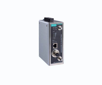 Moxa AWK-3131A-M12-RTG-US-T - Rail Onboard In-door Single Radio, 802.11n Access  Point/Client, M12/QMA, US band, IP30, -40 to 75 by MOXA