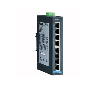 Advantech ESW108-A - ETN UNMANAGED SWITCH 8 COPPER, 1 MULTI-MODE LC by Advantech
