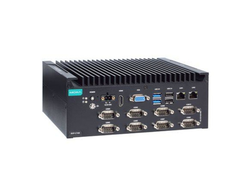 Moxa BXP-C100-C5-8C-T - Box type, Core i5-1145G7E, 8GB DDR4, COMx10, LANx2, USBx6, DIOx4, VGA+HDMI, 12/24 VDC by MOXA