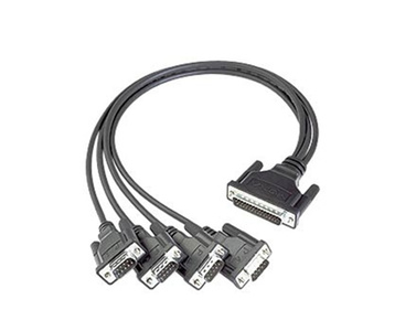 Moxa CBL-M44M9x4-50 - Cable/CBL-M44M9x4-50 by MOXA