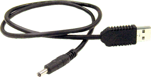 Moxa CBL-USBAP-50 - USB cable for powering TCC products (5V USB to Barrel connector) by MOXA