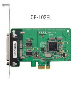 Moxa CP-102EL-DB9M - 2 Port PCIe Board, w/ DB9M Cable, RS-232, Low Profile by MOXA