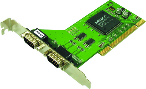 Moxa CP-102U-T - 2 Port PCI Board, RS-232, Wide Temperature by MOXA