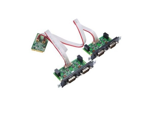 Moxa CP-104N-I-T - 4-port RS-232 Mini PCI Express serial board with 2.5 kV capacitive isolation,-40 to 85°C operating temperatu by MOXA