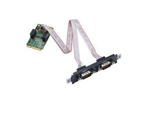 Moxa CP-132N-I-T 2-port - RS-422-485 Mini PCI Express serial board with 2.5 kV capacitive isolation, -40 to 85°C operating temp by MOXA