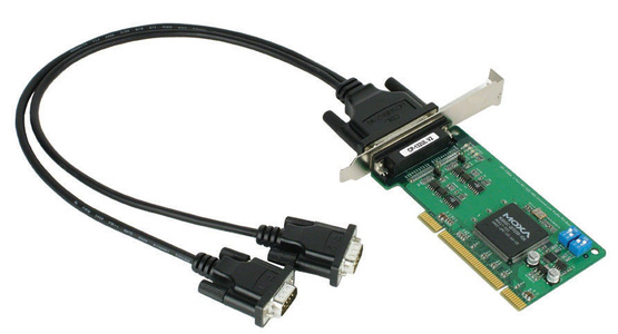 Moxa CP-132UL-DB9M - 2 Port UPCI Board, w/ DB9M Cable, RS-422/485, Low Profile by MOXA