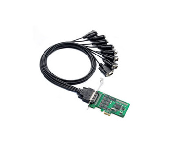 Moxa CP-168EL-A w/o Cable - 8 port PCIe Board,w/o Cable, RS-232, Low Profile by MOXA