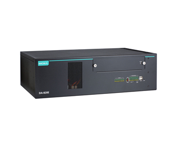 Moxa DA-820E-C5-HH-T - IEC 61850-3, 3U, Intel Core i5-1340PE CPU, Dual 100 to 240 VAC/VDC, -40 to 70 Degree C w/o RAM/SSD/OS by MOXA