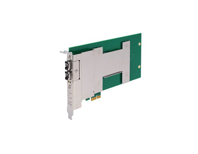 Moxa DA-GX02-SFP-T - 2 Ports 1000 Mbps Fiber Card, SFP slot x 2, PCIe Interface (SFP module excluded) by MOXA