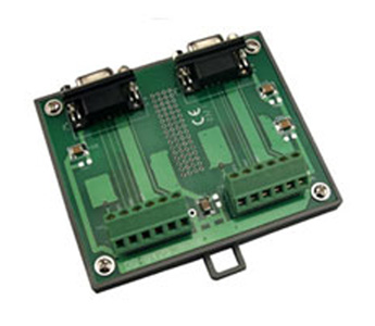 ICP DAS DB-8425 - Screw terminal Board for PISO-DA2 with two 1.5 meter D-Sub 9-pin cables by ICP DAS