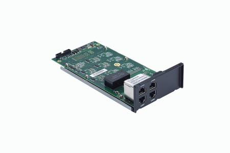 Moxa DE-LN04-RJ - 4-Port PCIe 10/100/1000 Mbps LAN Module RJ45  Degree Connector, DA-720 Peripherals Modules. by MOXA