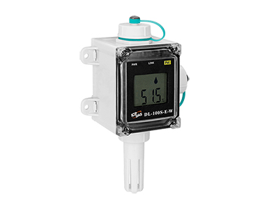ICP DAS DL-100S-E-W - IP66 Remote Temperature and Humidity Data Logger with LCD Display, Using Modbus TCP and MQTT Protocols (Wh by ICP DAS