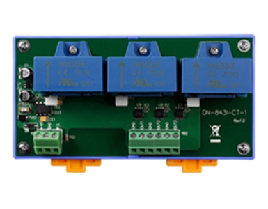 ICP DAS DN-843I-CT-1 - 3 Channel Current Input Sensor with Channel to Channel Isolation, 1A by ICP DAS