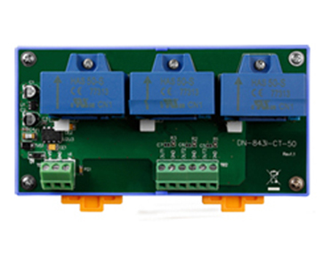 ICP DAS DN-843I-CT-50 - 3 Channel Current Input Sensor with Channel to Channel Isolation, 50A by ICP DAS