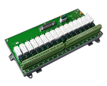 ICP DAS DN-DO-16DR-B - 16 points (P16~ P31), Removable 2A relay output with vatistor for F-8041.  It cannot work standalone.  It by ICP DAS