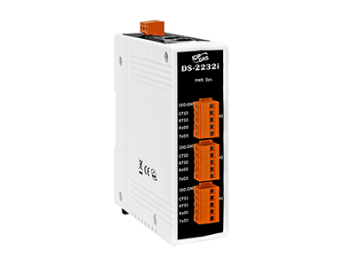 ICP DAS DS-2232i - Device Server with 2-port Ethernet Switch and 3 Isolated RS-232 Ports by ICP DAS