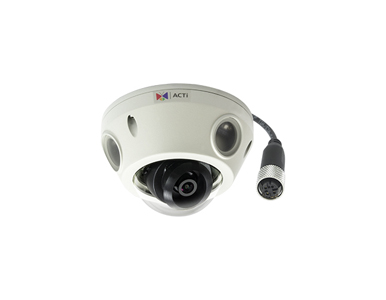 ACTI E933M - 2MP Video Analytics Outdoor Mini Dome with D/N, Adaptive IR, Extreme WDR, SLLS, M12 Connector, Fixed Lens by ACTi