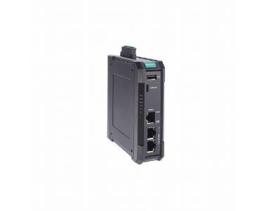 Moxa EDF-G1002-BP-T - Industrial next-gen LAN firewall with 2 10/100/1000BaseT(X) ports, 1 Ethernet-based management port by MOXA