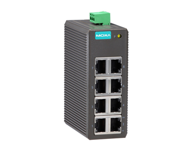 Moxa EDS-208 - Entry-level Unmanaged Ethernet Switch with 8 10/100BaseT(X) ports, -10 to 60  Degree C by MOXA