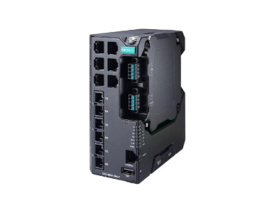 Moxa EDS-4009-3MSC-HV - Managed Ethernet switch with 6 10/100BaseT(X) ports, 3 100BaseFX multi-mode ports with SC connectors by MOXA