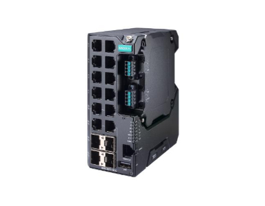 Moxa EDS-4012-4GC-LV-T - Managed Gigabit Ethernet switch with 8 10/100BaseT(X) ports, 4 10/100/1000BaseT(X) or 100/1000BaseSFP p by MOXA