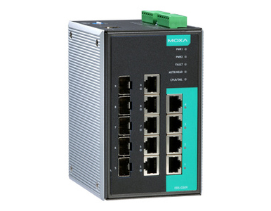 Moxa EDS-G509-T - Managed full Gigabit Ethernet switch with 4 10/100/1000BaseT(X) ports, and 5 combo 10/100/1000BaseT(X) or 100/ by MOXA