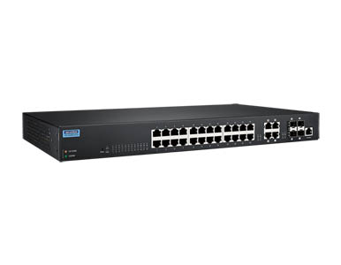 Advantech - 24G+4G Combo Port Unmanaged Switch by Advantech
