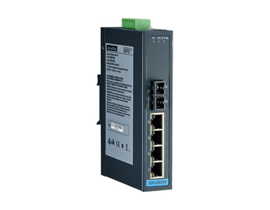 Advantech EKI-2525M-BE - 4 + 1FX Multi-Mode unmanaged Ethernet switch by Advantech