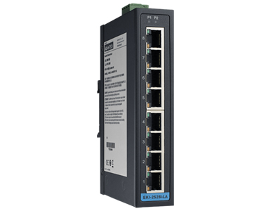 Advantech EKI-2528I-LA-AE - 8 FE Unmanaged Switch w/Wide Temp. Low AC by Advantech