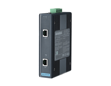 Advantech EKI-2701HPI-AE - Industrial IEEE 802.3at Gigabit PoE Injector by Advantech