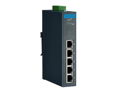 Advantech - 5GE Unmanaged Ind. PoE Switch W/T by Advantech