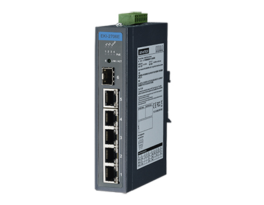 Advantech - 4FE+1GE+1G SFP Unmanaged Ind. PoE Switch W/T by Advantech