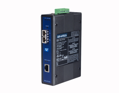 Advantech EKI-2741SXI-BE - Giga Ethernet to 1000Base-SX Fiber Converter W/T by Advantech