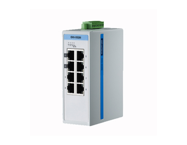 Advantech EKI-5528I-AE - ProView,8-port 10/100Mbps Ind. Switch,-40~75 degree C by Advantech