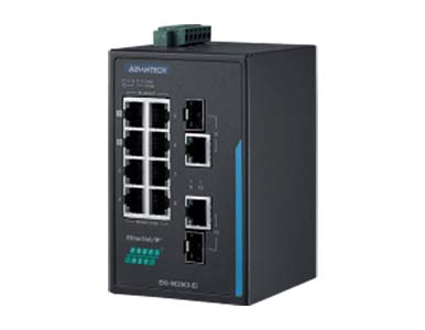 Advantech - 8FE+2G Ind. Switch with PROFINET, W/T. by Advantech