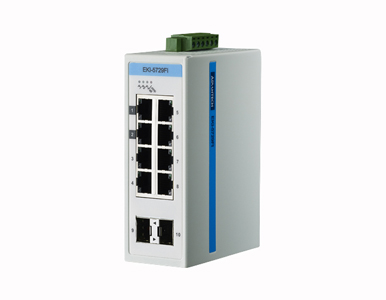 Advantech EKI-5729FI-AE - ProView,8G+2G Full Gigabit Ind. Switch,-40~75 degree C by Advantech