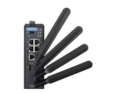Advantech EKI-6333AC-4GP-A - Ind. 802.11 a/b/g/n/ac Wi-Fi AP with PoE PSE by Advantech