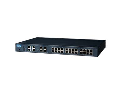 Advantech EKI-7428G-4CI-BE - 24GE+4G Combo Port Managed Switch w/ Wide Temp by Advantech