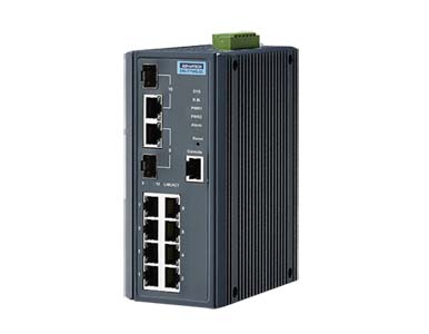 Advantech - 8G + 2G Combo Managed switch w/Wide temp by Advantech