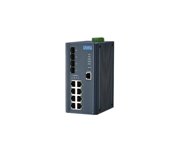 Advantech EKI-7712E-4FI-AE - 8FE + 4SFP Managed Ethernet Switch Wide Temp by Advantech