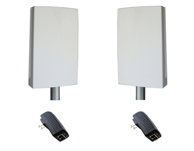 Tycon Systems EZBR-0516+ - Point to Point Bridge System- Plug and Play 5GHz, 802.11a/n, 250mW. POE Bundles, Pole/Wall Mount Brac by TYCON SYSTEMS