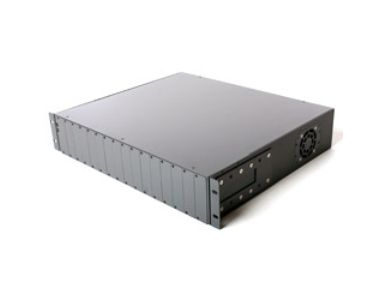 Antaira FCU-RACK16-AC - 16-Slot Unmanaged Universal Media Converter Rack, w/1 AC Power Supply by ANTAIRA